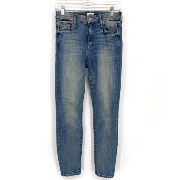 MOTHER Womens 25 The Looker Crop in Make Me Soft Stretch Denim Jeans - Picture 2 of 10